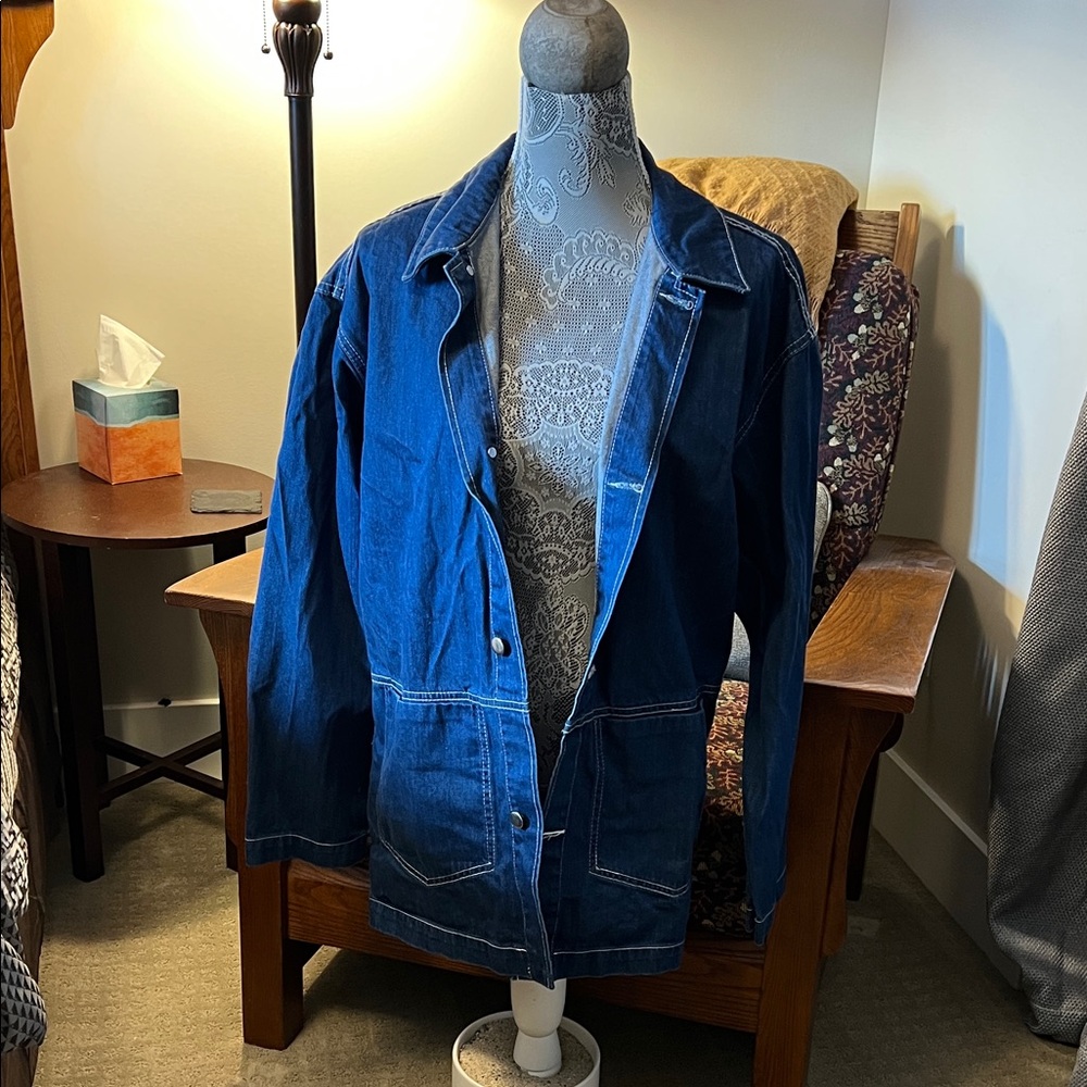 ASOS Denim Lightweight Shirt Jacket